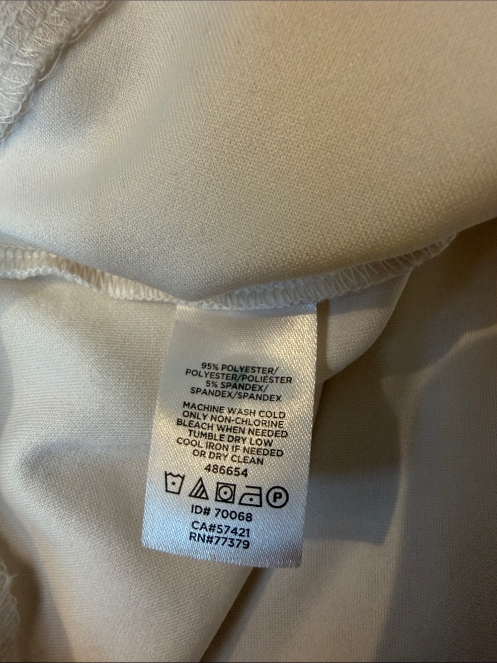 Ann Taylor Cream Sleeveless Tie-Back Tank Top - Picture 7 of 7